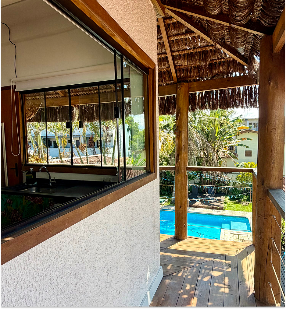Nossas suites - Vista da varanda